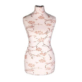 Female Brown Floral on Cream Tailors Dummy Torso Spare Replacement